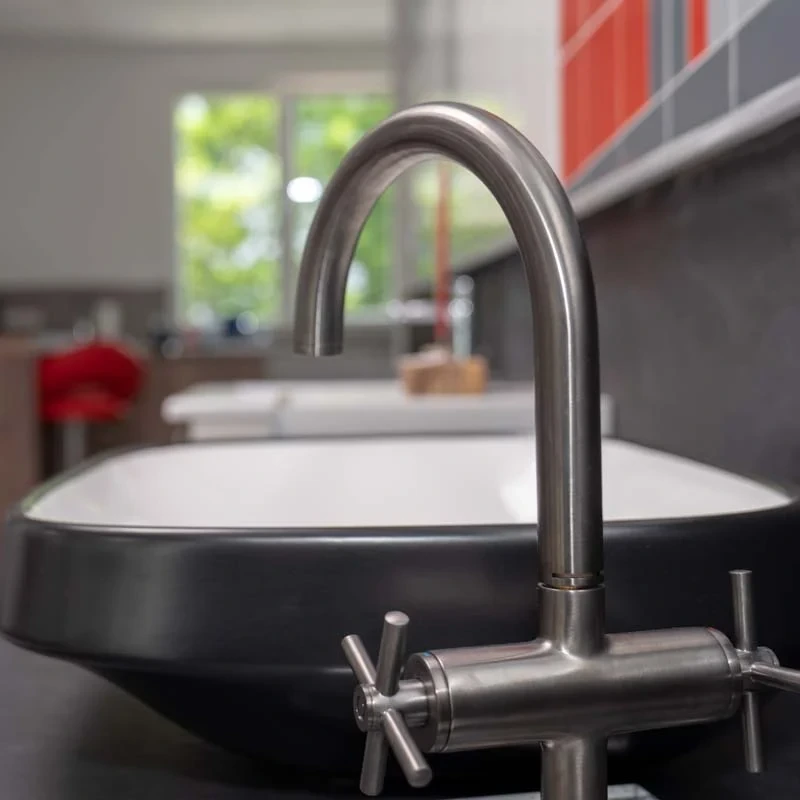 Dusche in der Badausstellung
