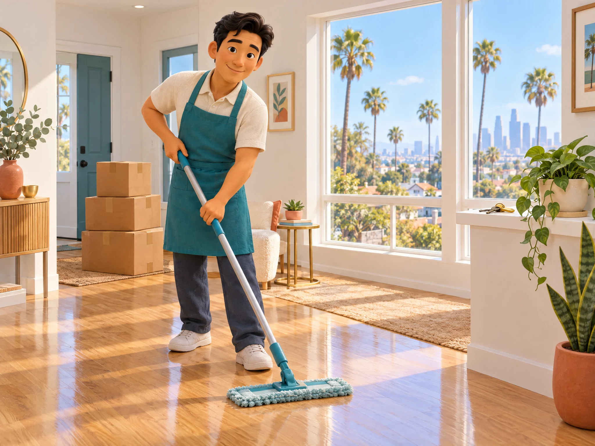 3D illustration for Move In / Move Out