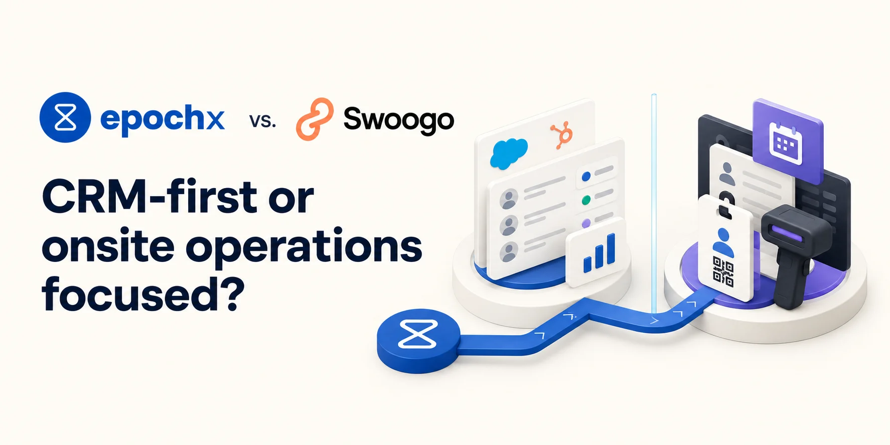 EpochX versus Swoogo: CRM-first or onsite operations focused?
