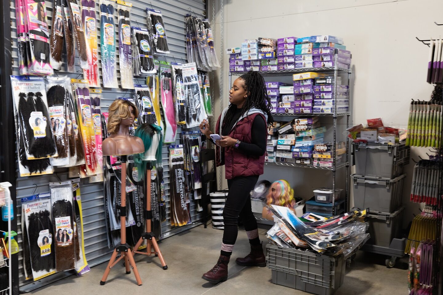 A real WareSpace tenant operating their business inside a warehouse unit