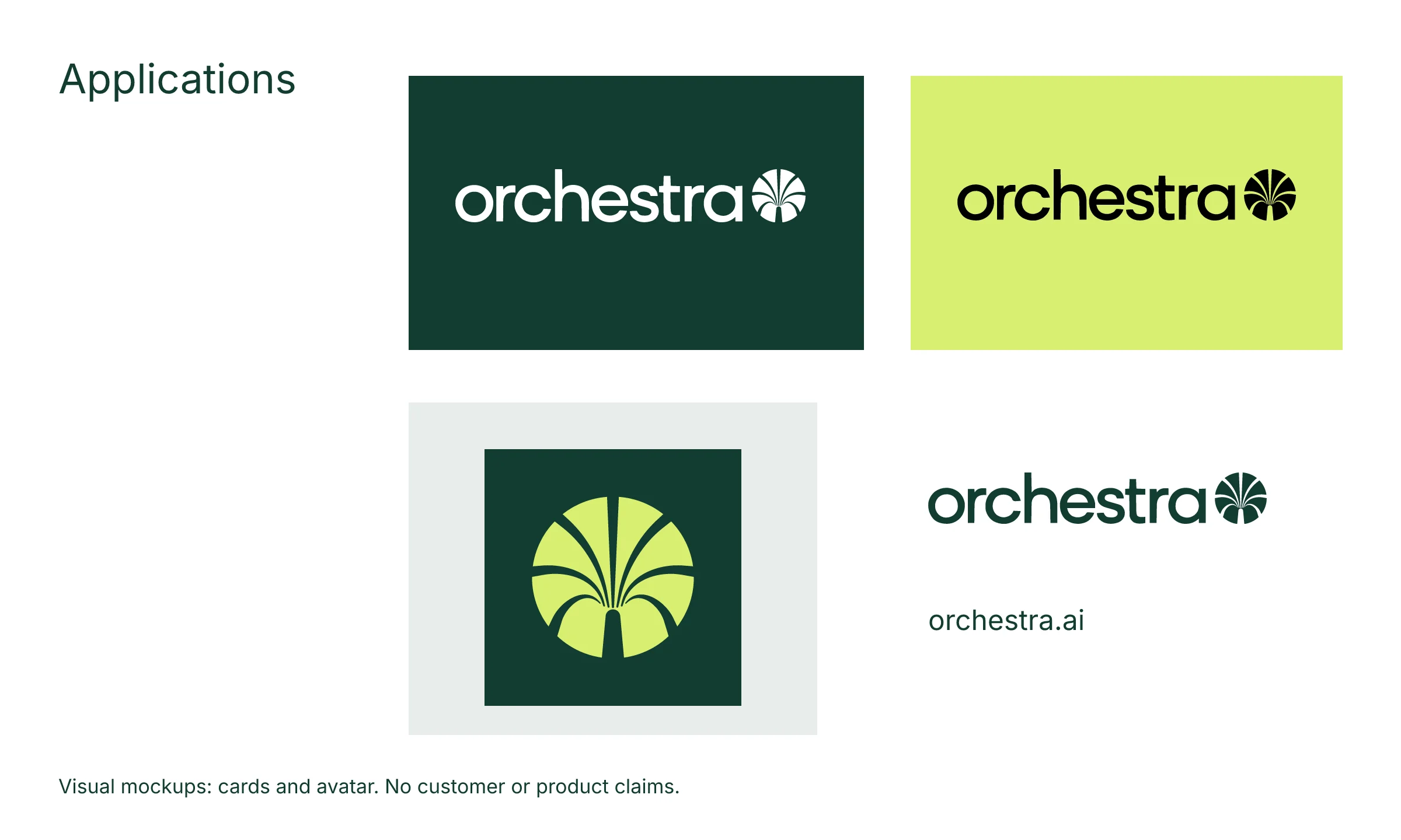 Orchestra identity lookbook page 7