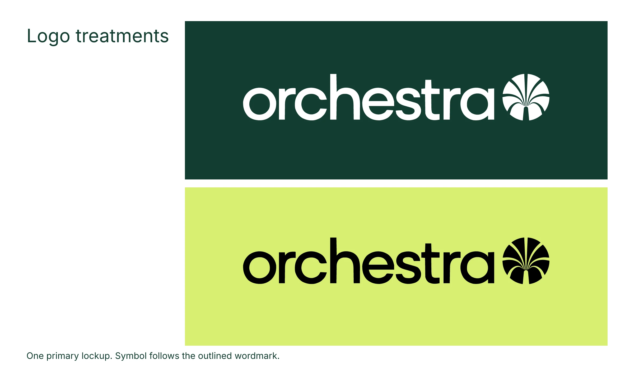 Orchestra identity lookbook page 2
