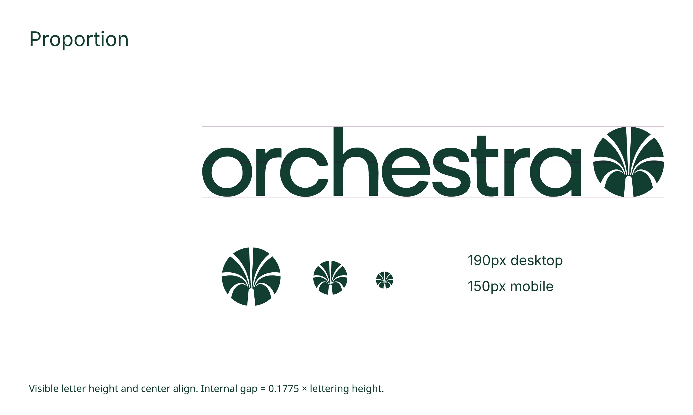 Orchestra identity lookbook page 4
