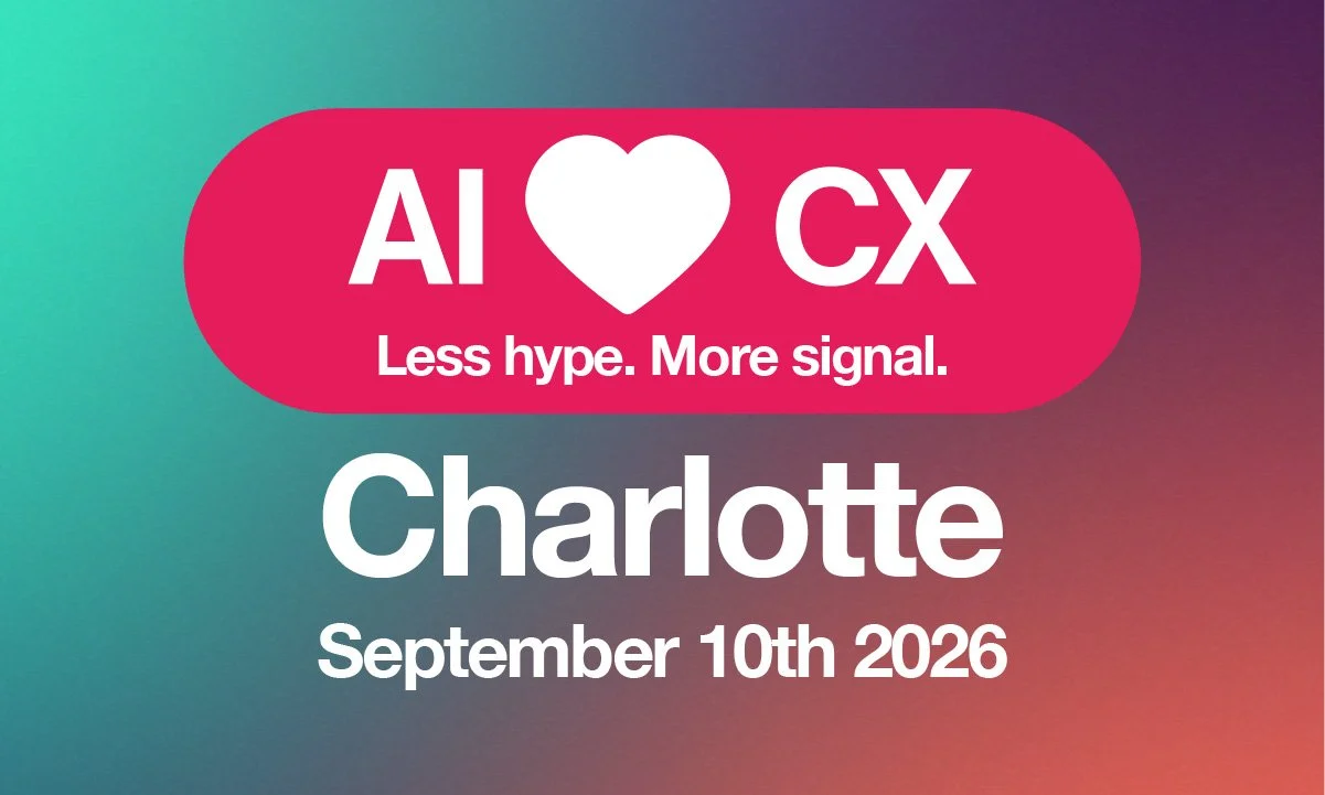 AI ❤️ CX Charlotte, September 10th 2026