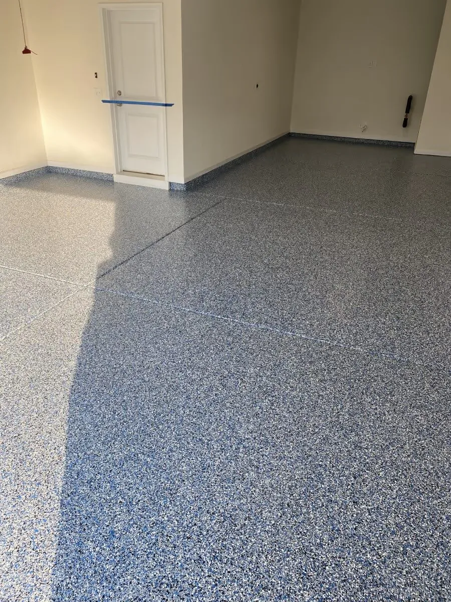 Floor coating installed by Titan Garage Floors