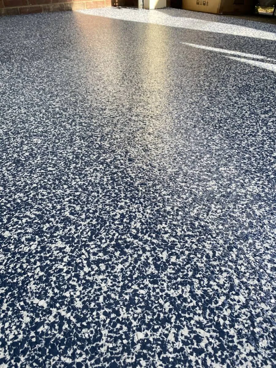 Floor coating installed by Titan Garage Floors