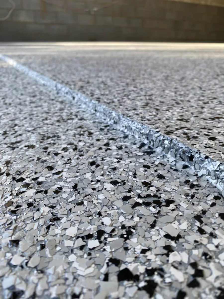 Floor coating installed by Titan Garage Floors