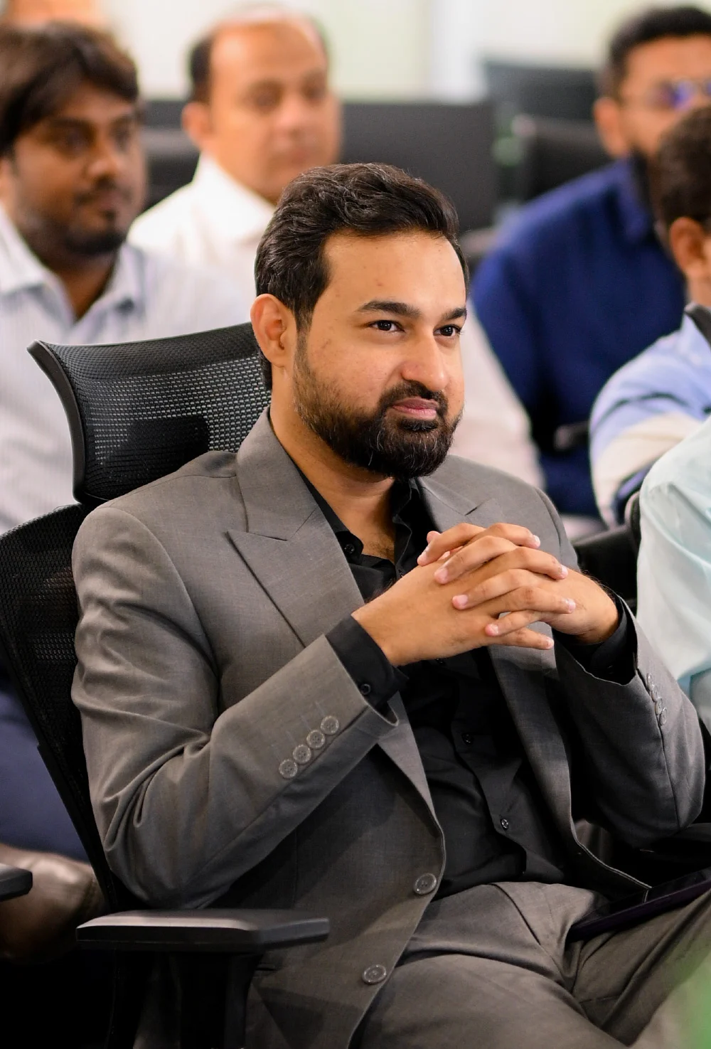 Banyan Canopy Group colleague participating in a team discussion