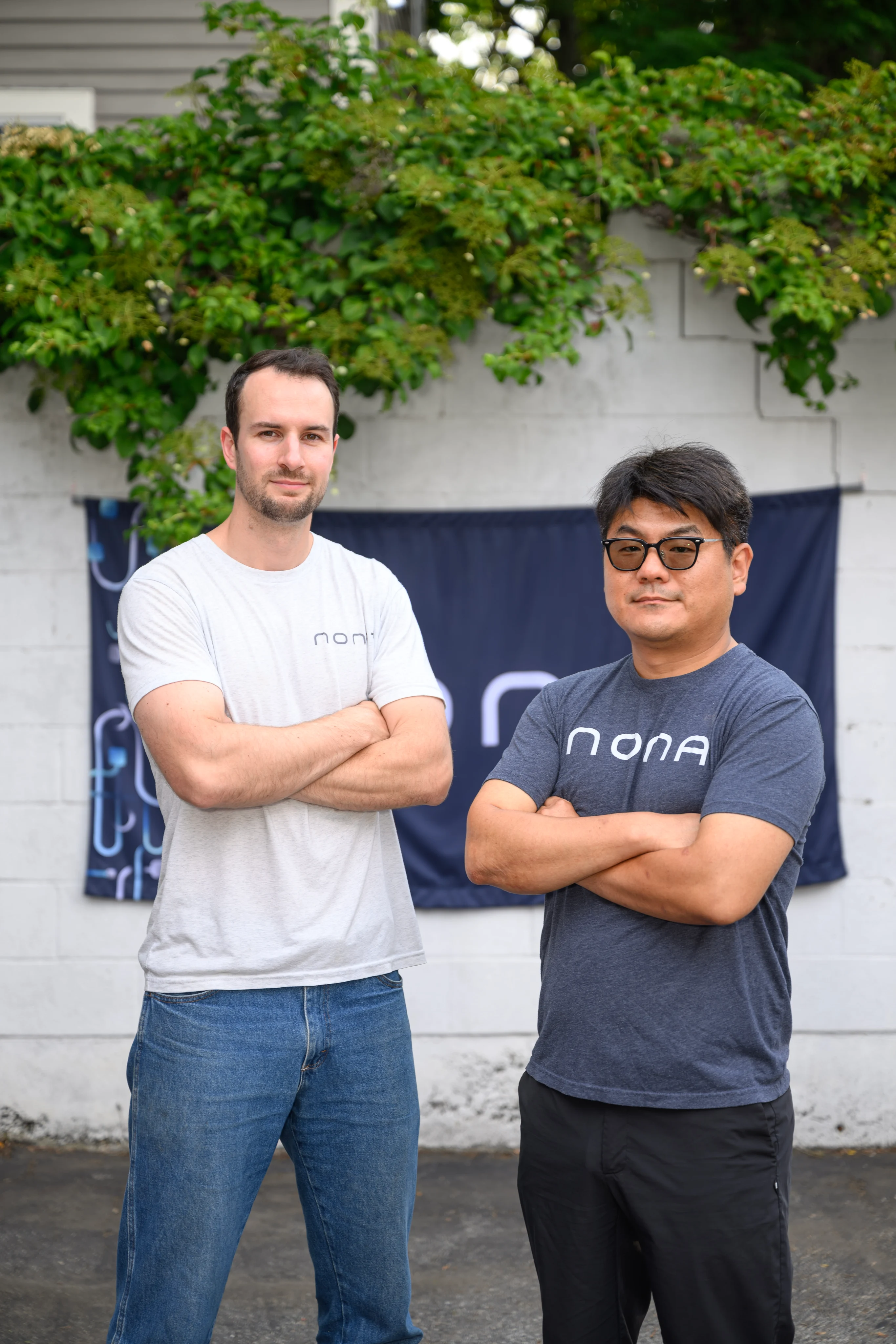 Nona Technologies co-founders Jung Yoon and Bruce Crawford