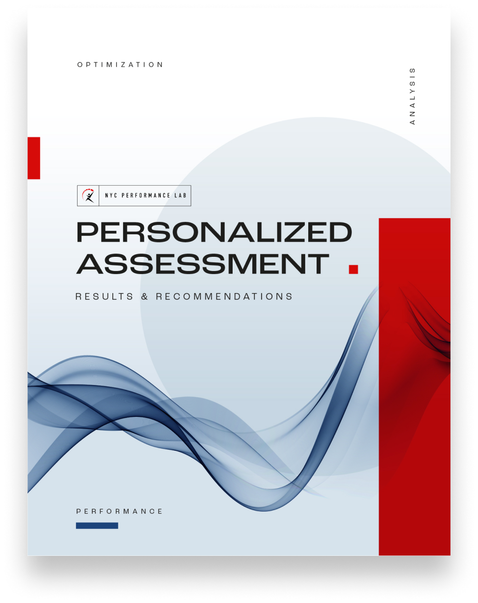 NYC Performance Lab personalized assessment report cover