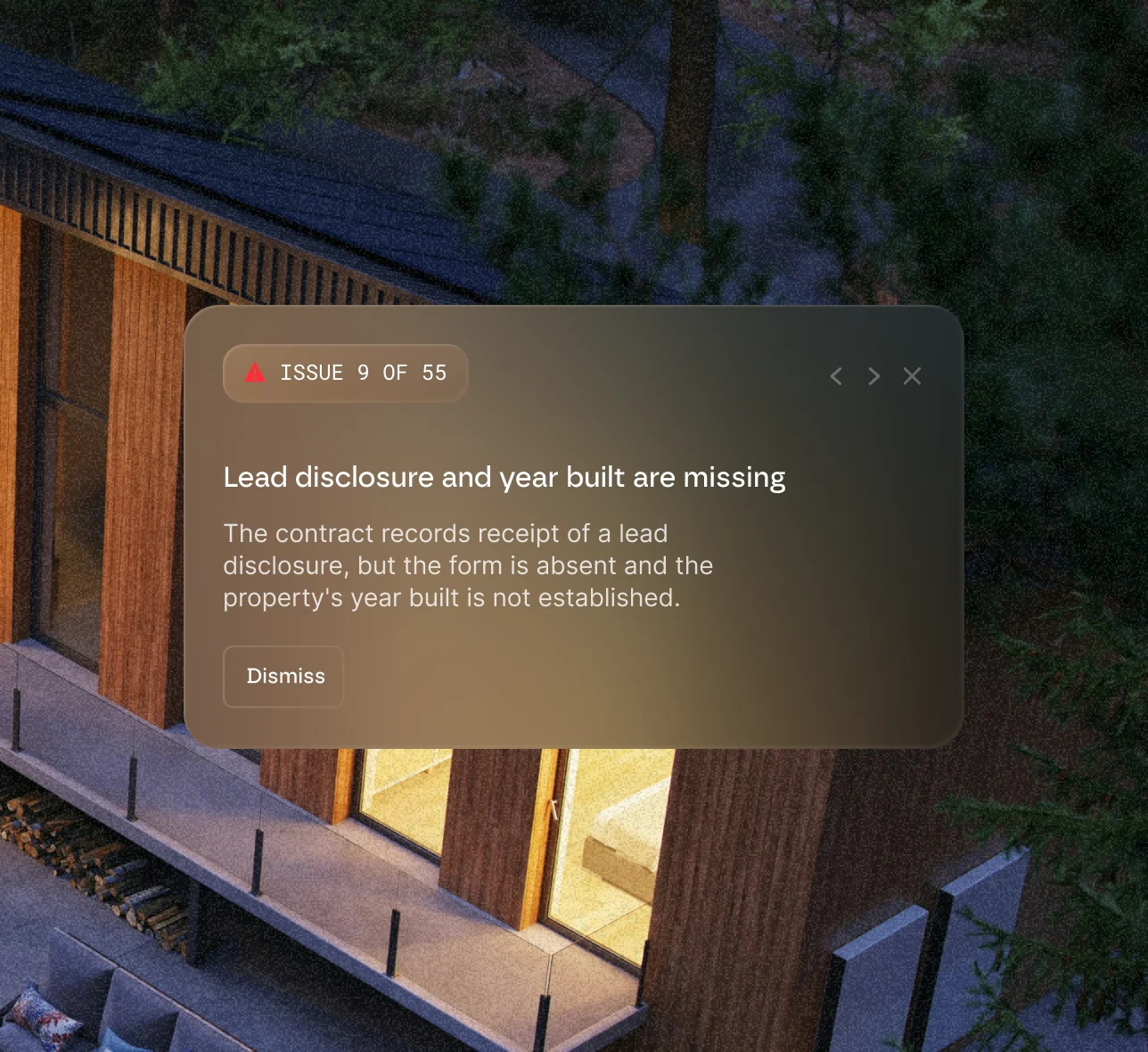 Joymore compliance issue showing a missing lead disclosure