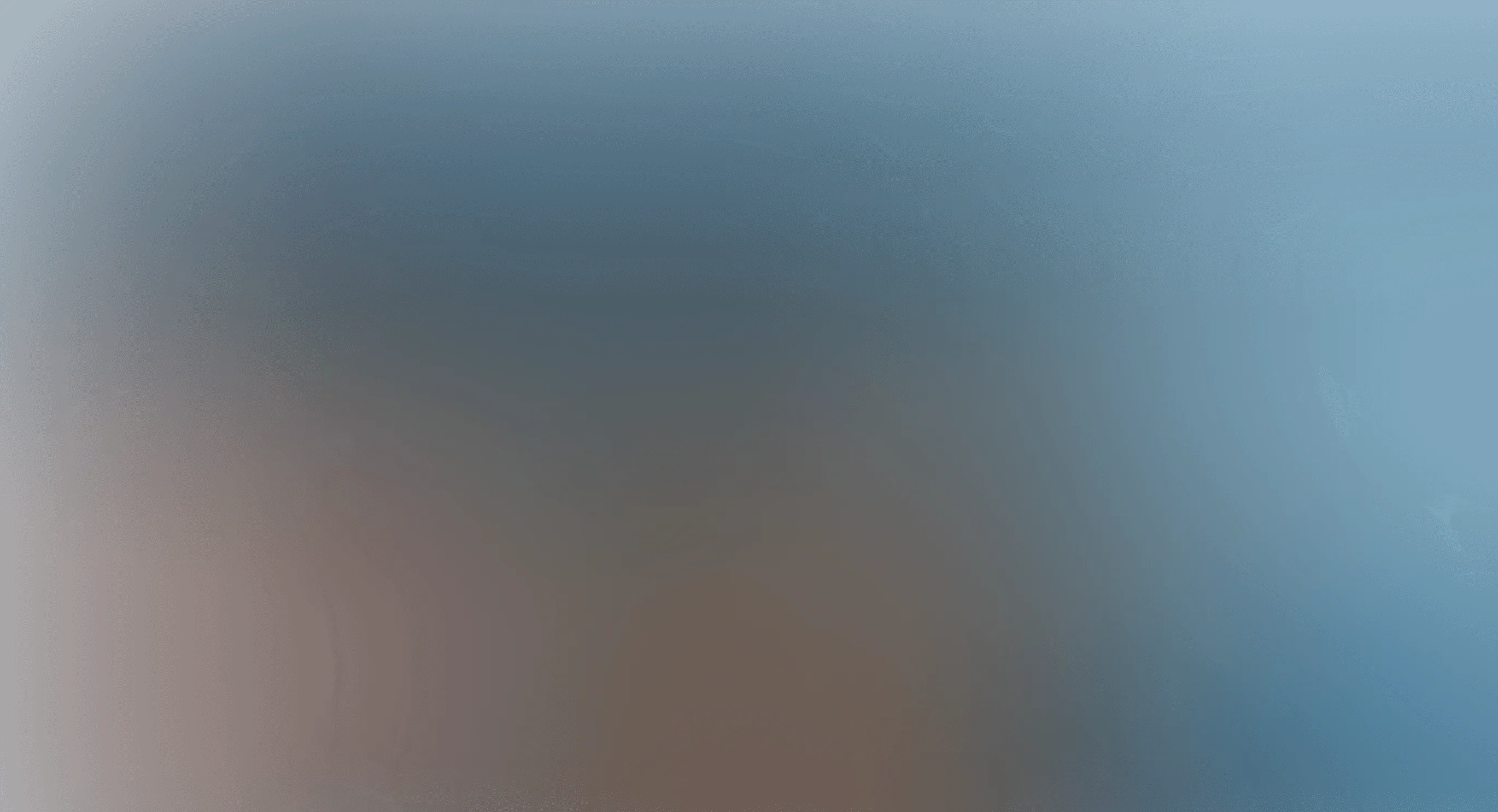 A subtle gradient background transitions from a soft, light blue to a warm, muted brown evoking the secure and adaptable.