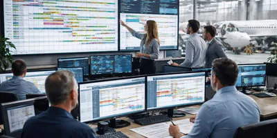 MRO operations control room