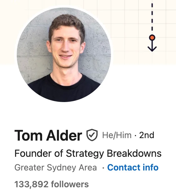 Tom Alder profile reference
