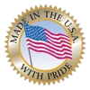 Made in the U.S.A. With Pride seal