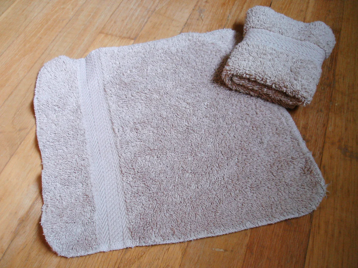 Cotton terry washcloth