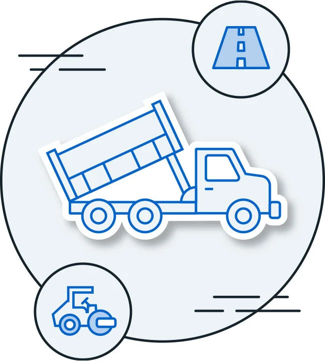 Illustration of asphalt release application equipment
