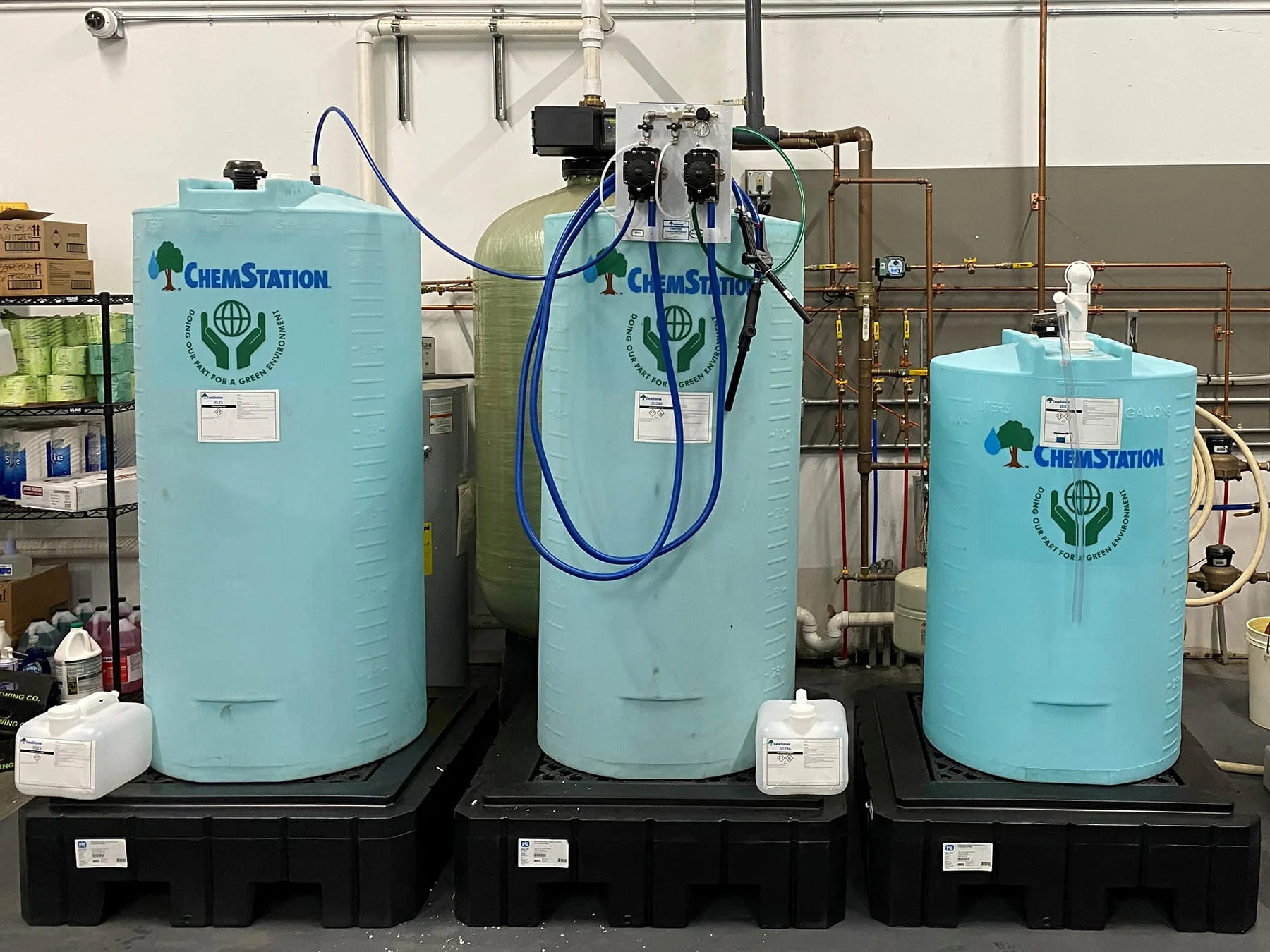 After — brewery cleaning system