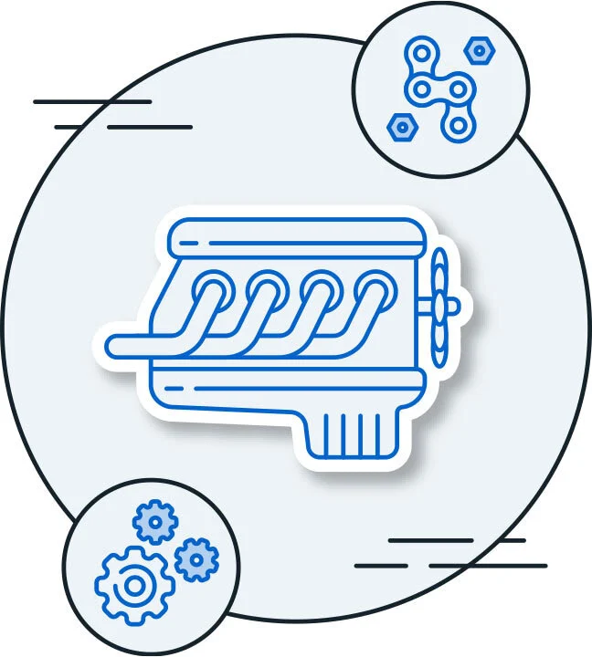 Illustration of parts-cleaning processes