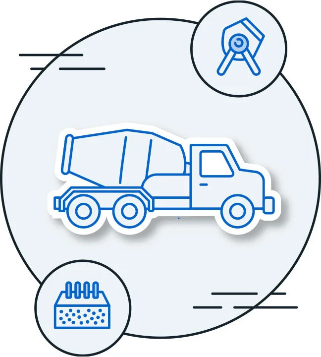Illustration of concrete removal and form release applications