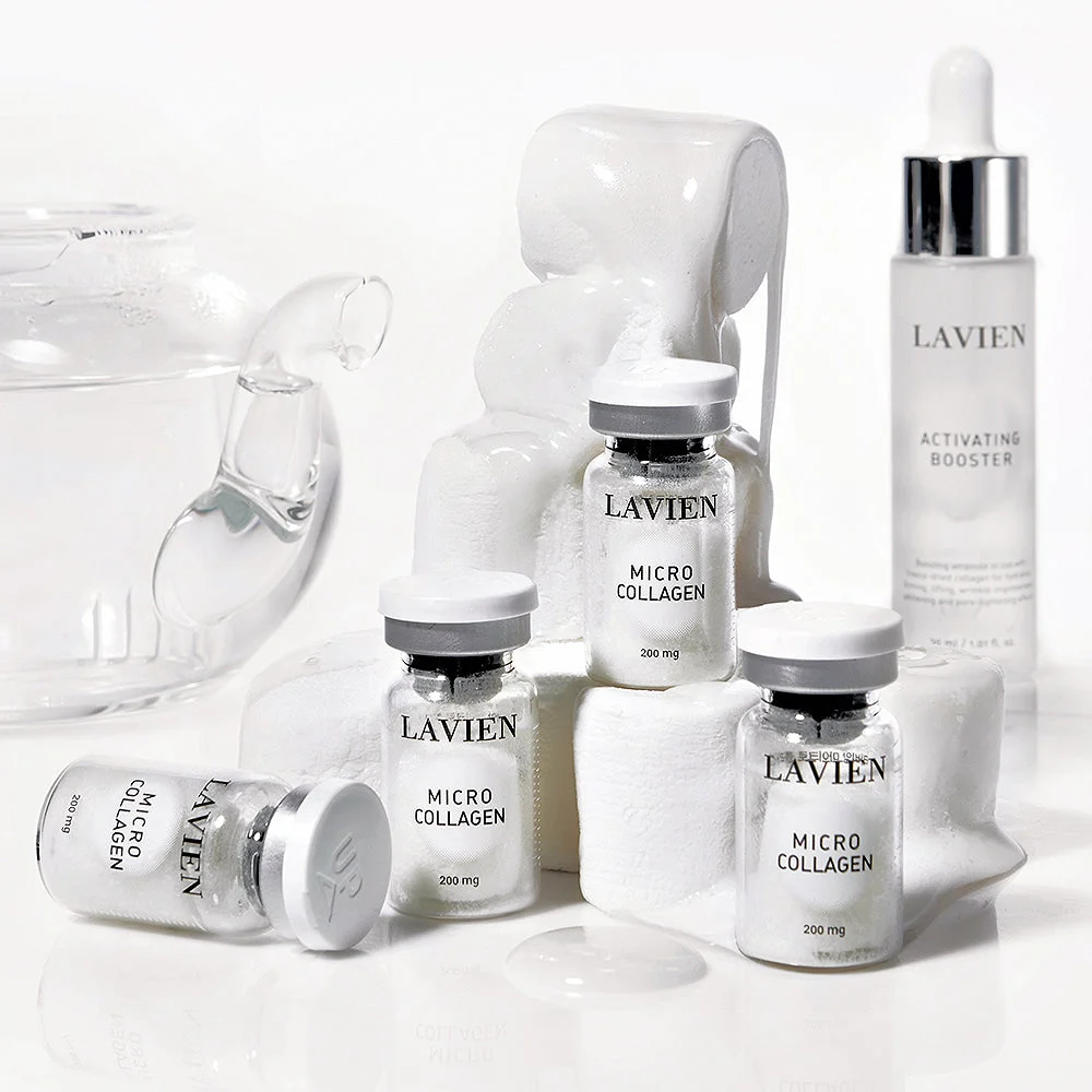 LAVIEN Collagen Professional Program with four Micro Collagen vials and activating booster