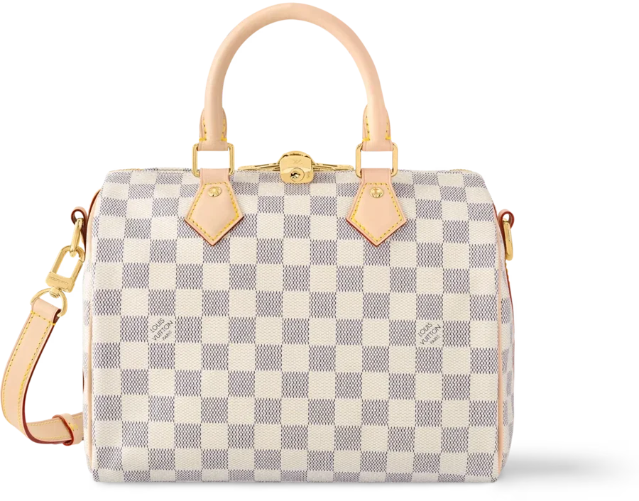 Louis Vuitton Speedy Bandoulière 25 in Damier Azur canvas