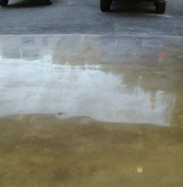 Polished concrete floor from Yankee Coatings