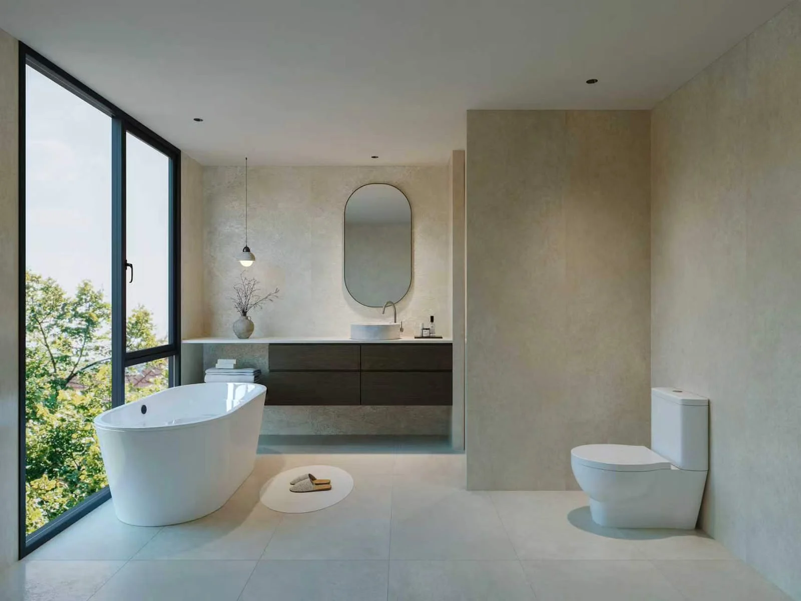 Light-filled Epsom Vista bathroom