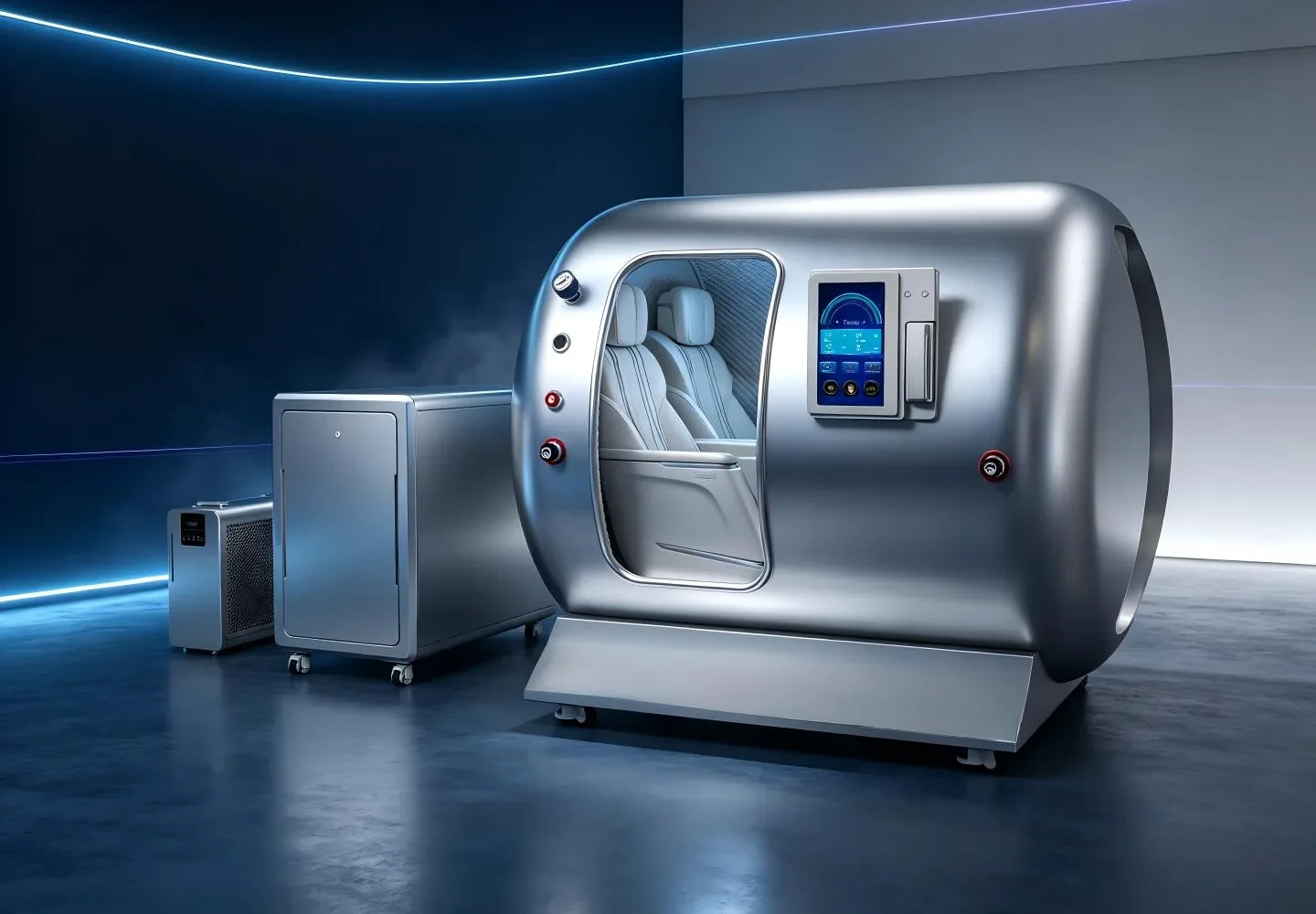 OxySail chamber in a wellness facility