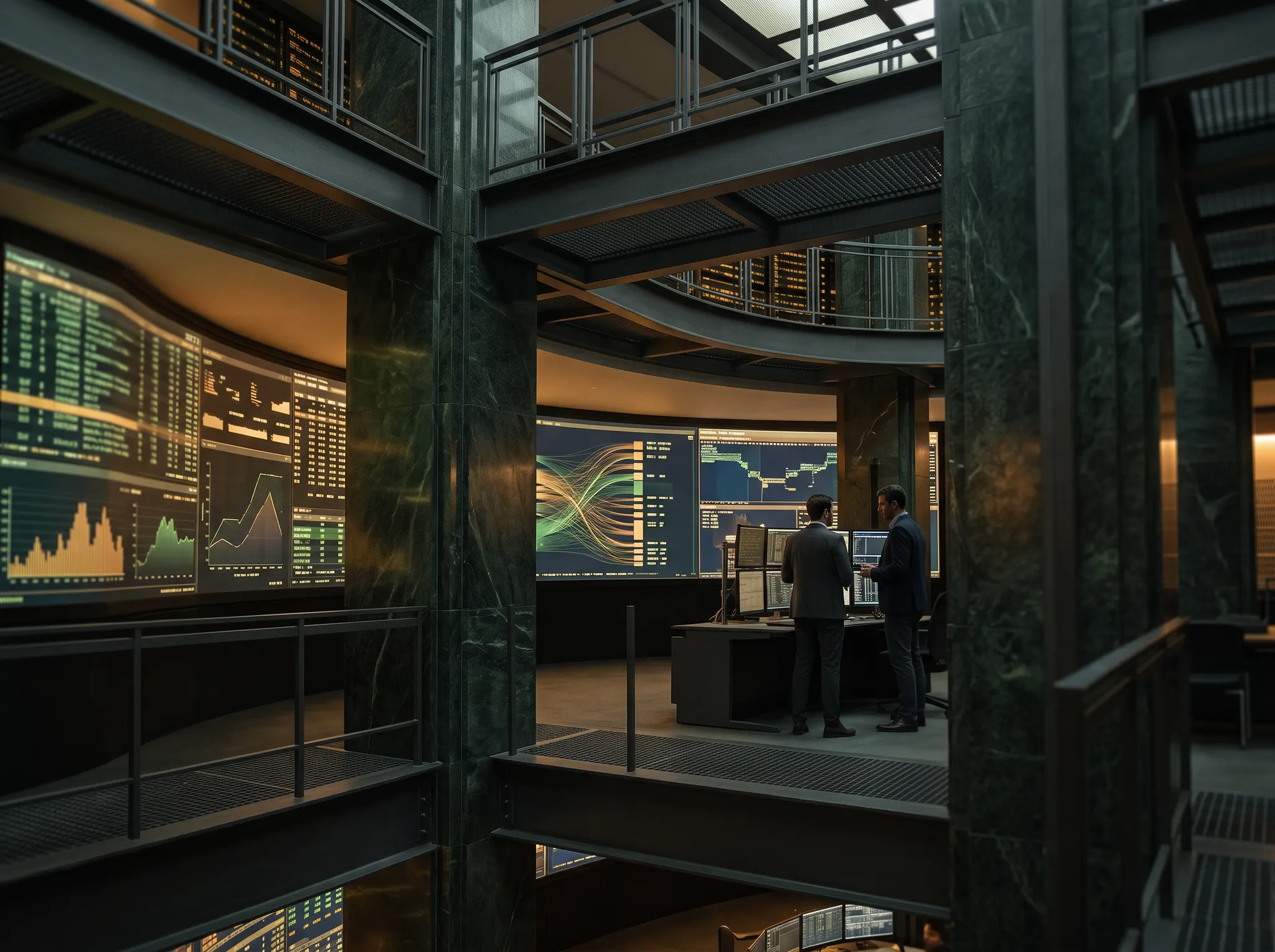 Institutional operations inside a controlled environment