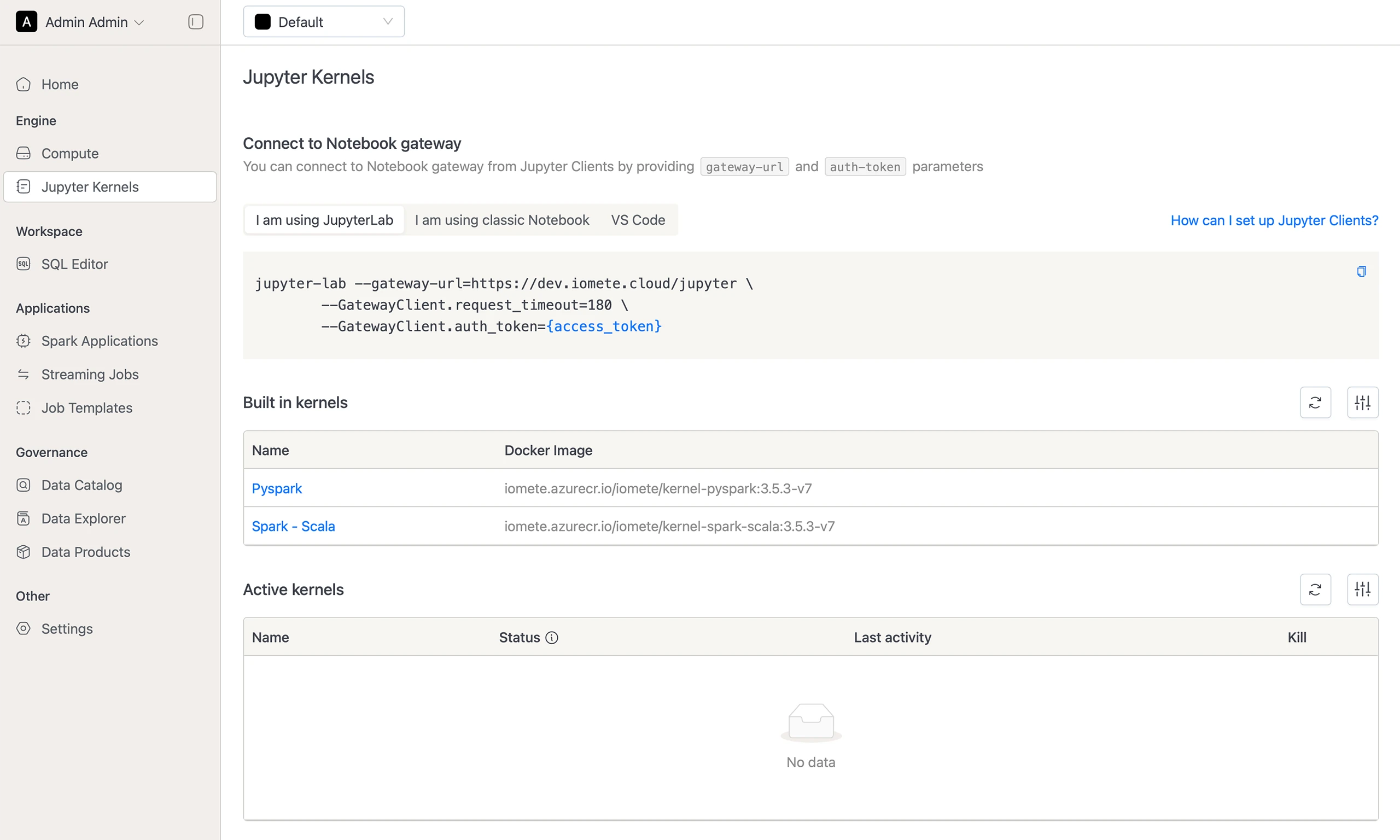 Jupyter notebooks