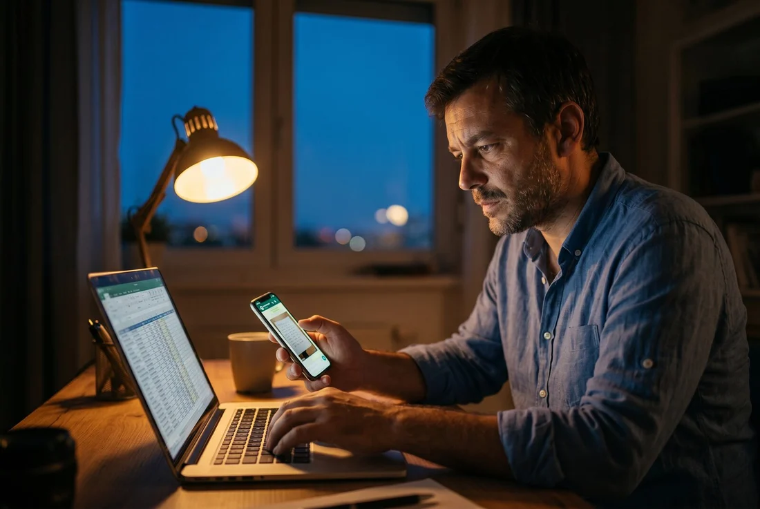 Citește comanda de pe WhatsApp și o bagă de mână în ERP — după program.
