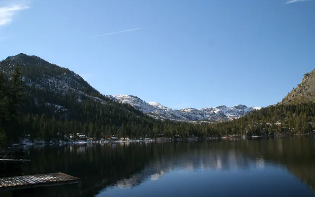 Fallen Leaf Lake below the Sierra Nevada