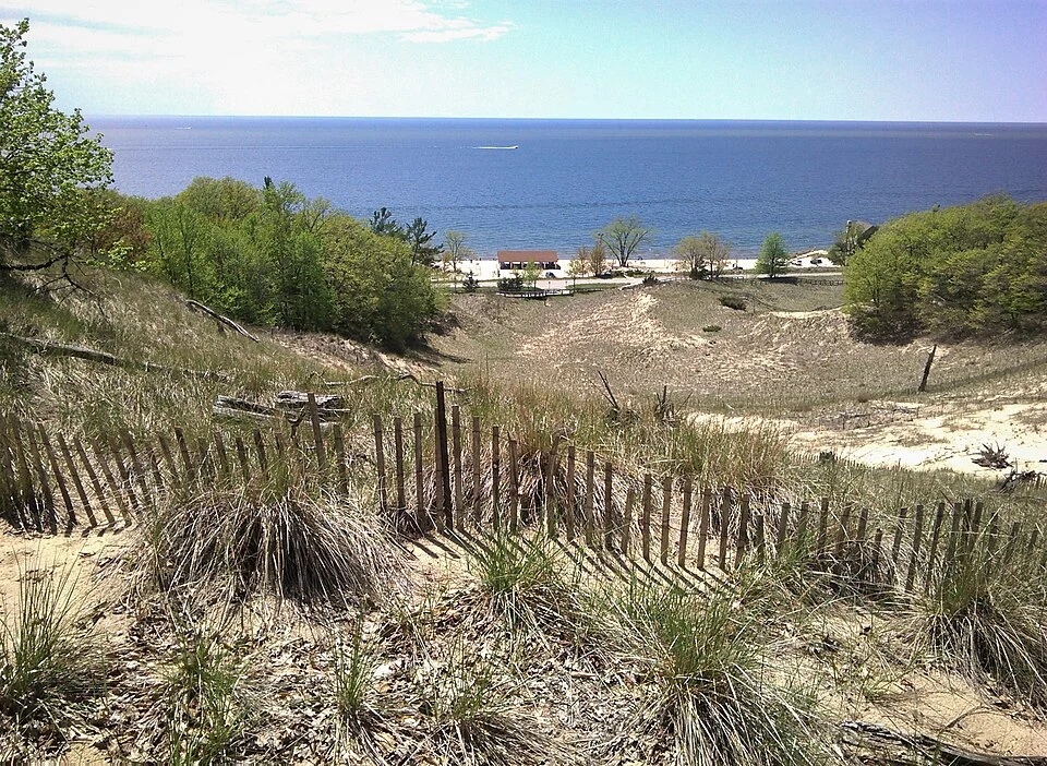 Lake Michigan from North Beach Park near Ferrysburg