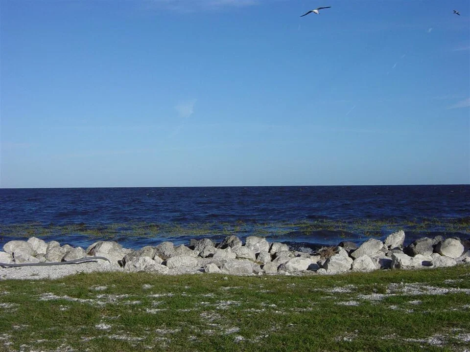 Open water at Lake Okeechobee, Florida