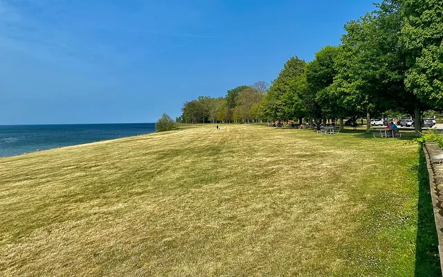 Lake Ontario shore at Fort Niagara State Park