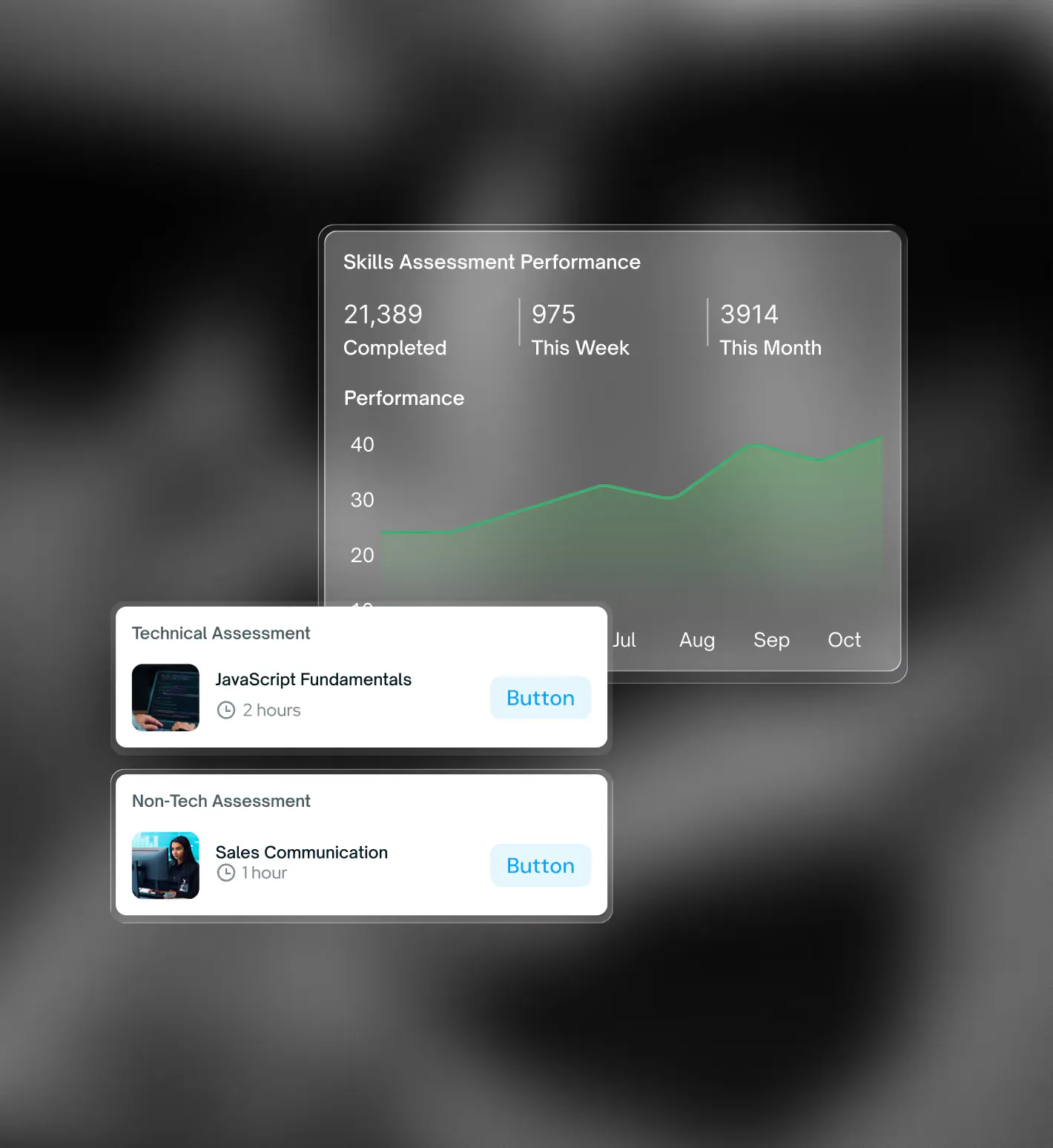 Job candidate sourcing platform interface showing profiles of three senior software engineer candidates with details on experience, education, and resume attachments.