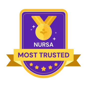 Most Trusted Nursa facility award badge