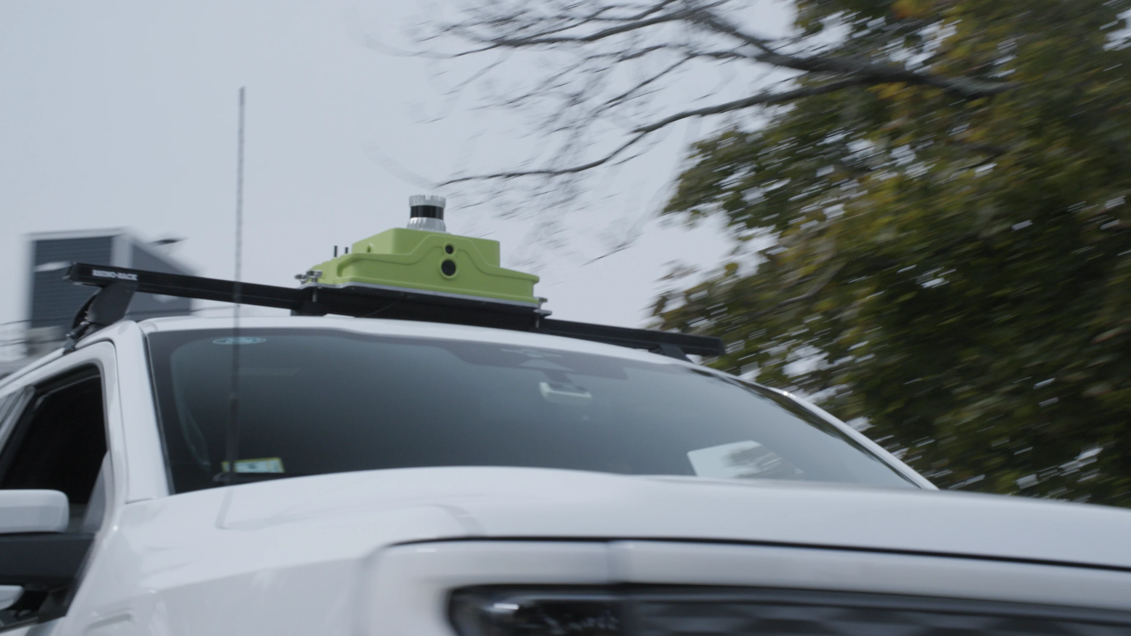 Cyvl sensor mounted on a city vehicle