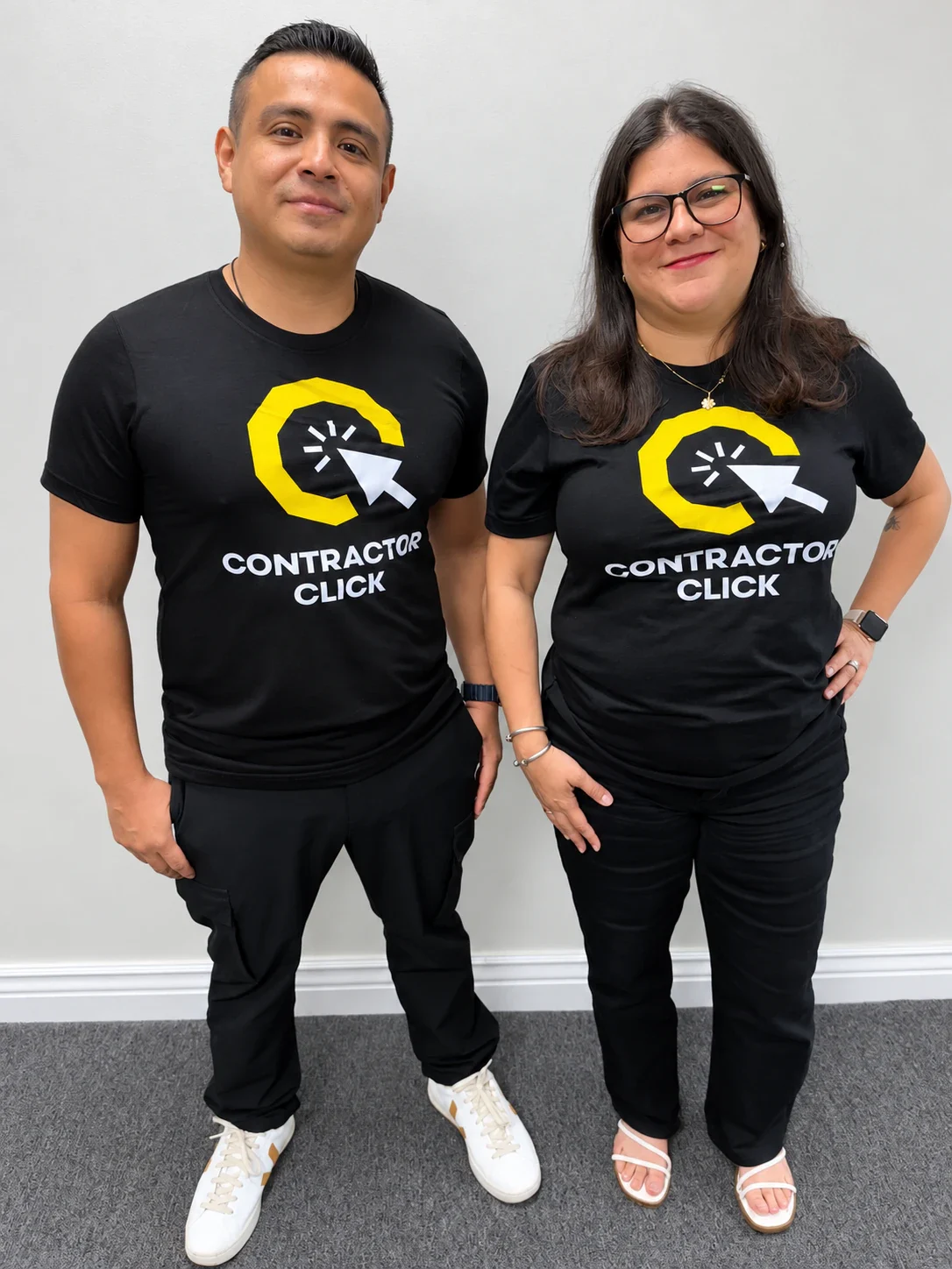 Contractor Click founders Danny and Mady Barrera