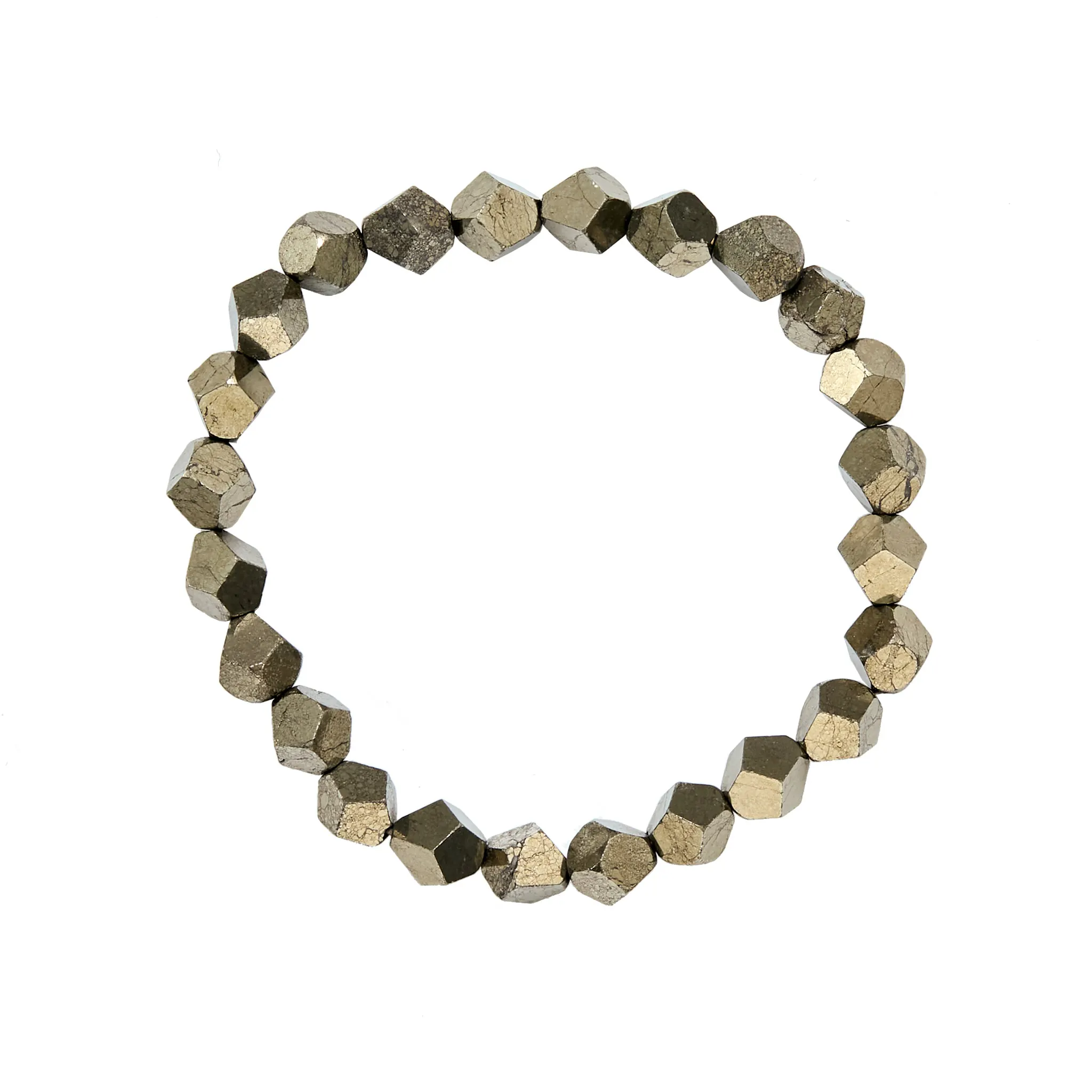 Choodo SunSeam natural pyrite crystal beaded bracelet