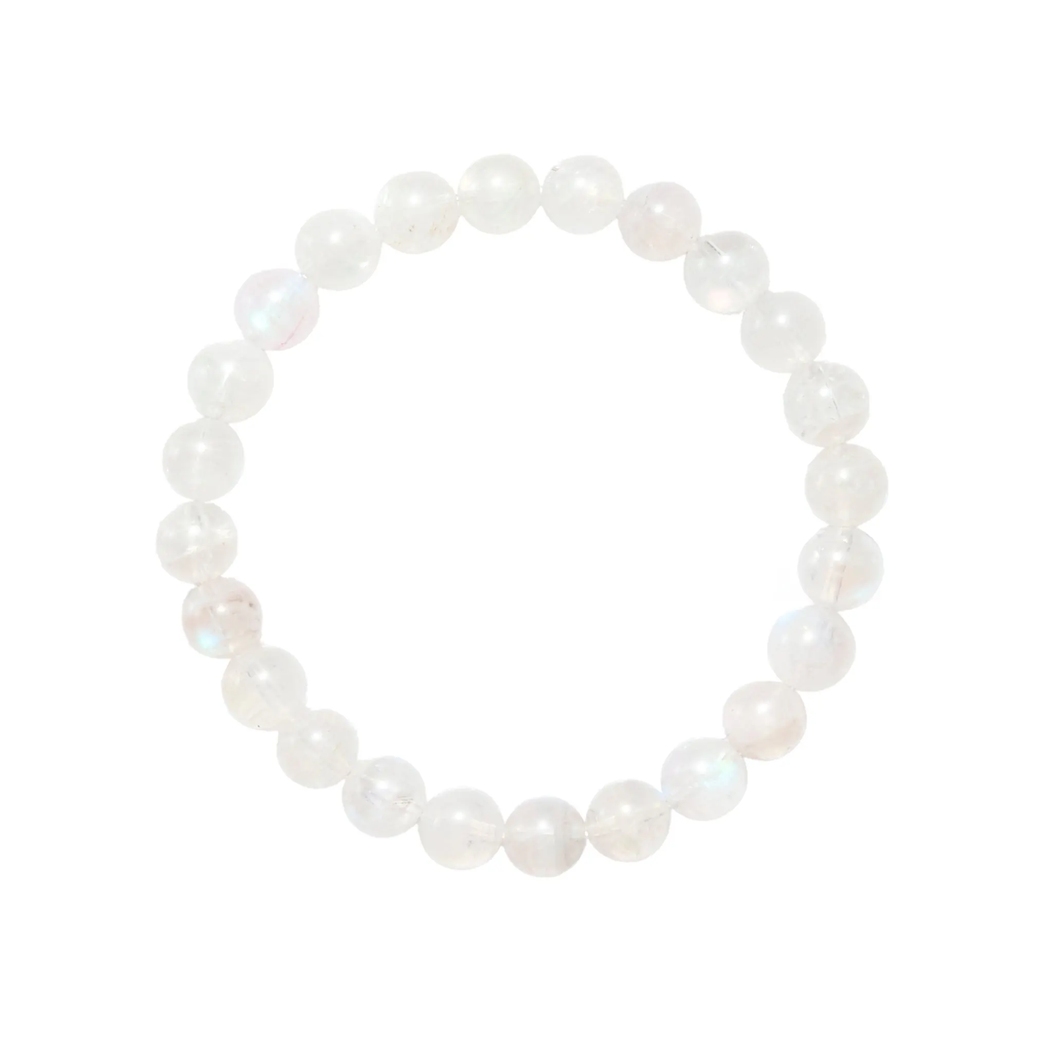 CHOODO Prism Madagascar rainbow moonstone pure stone bracelet