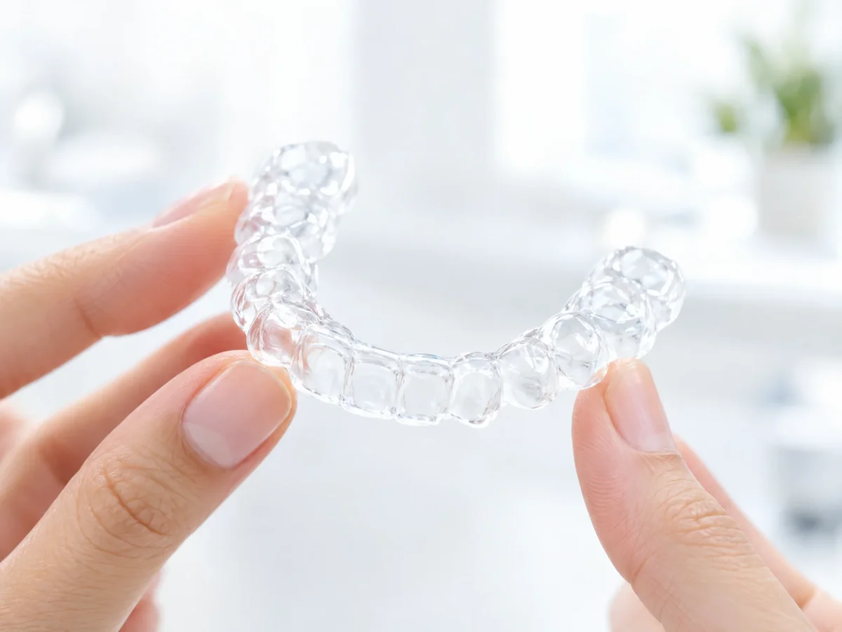 Transparente Aligner-Schiene