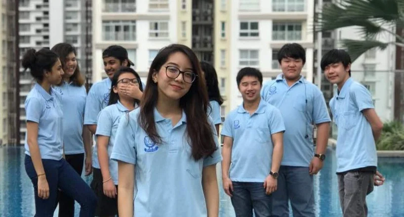 St. Marian's students in Kuala Lumpur