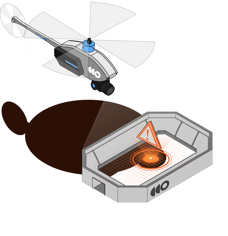 Outtake surveillance agent monitoring location-based risk