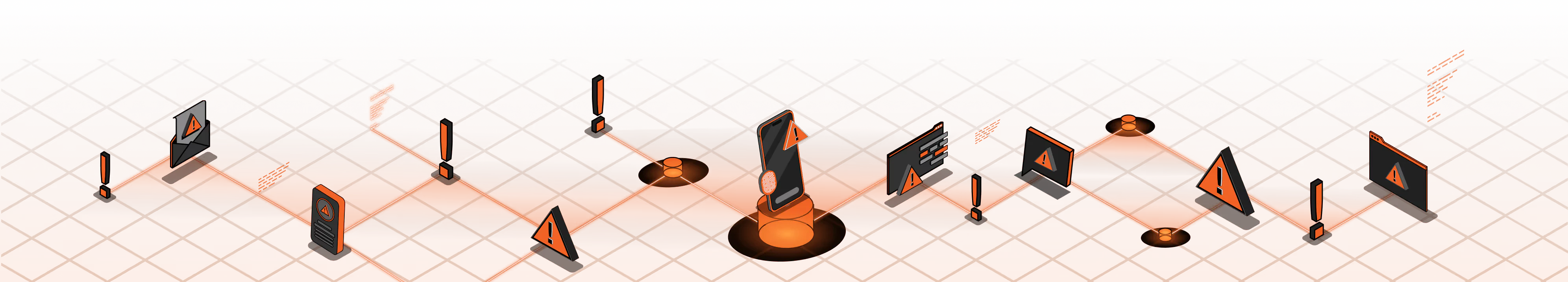 Connected threat infrastructure across domains, mobile apps, and digital platforms