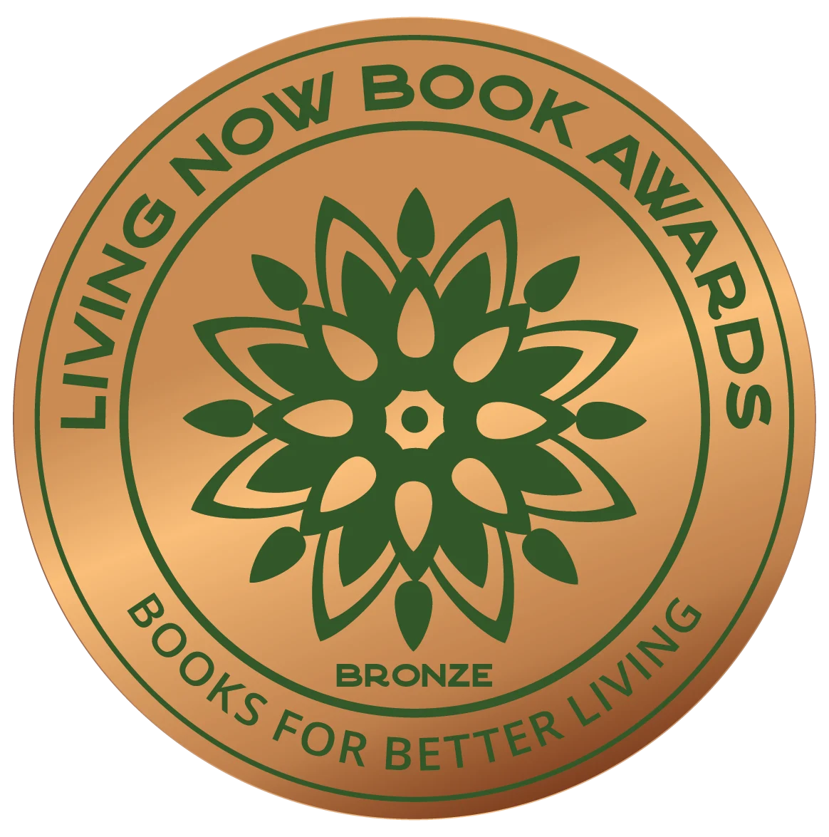 Living Now Book Awards bronze medal seal