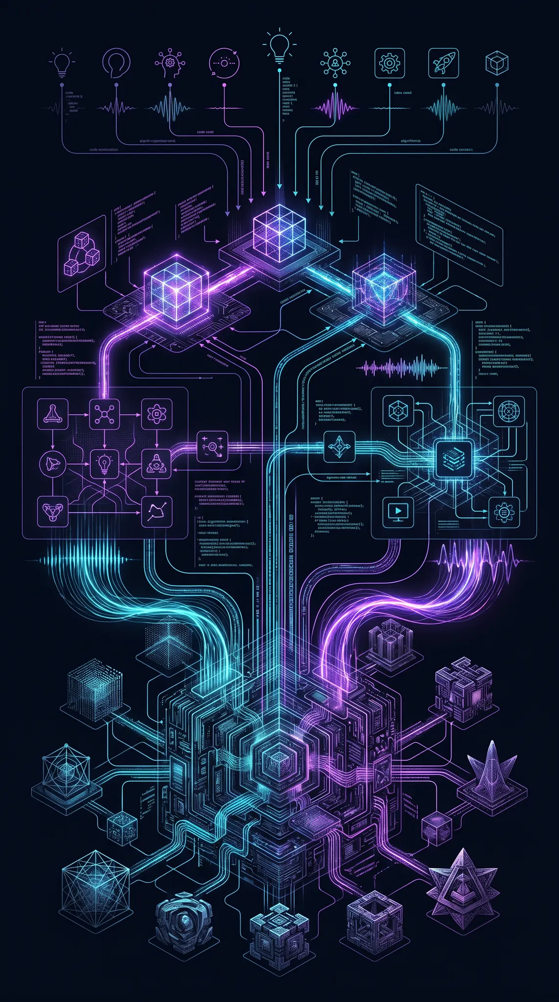 A connected network representing Zetsumetsu products