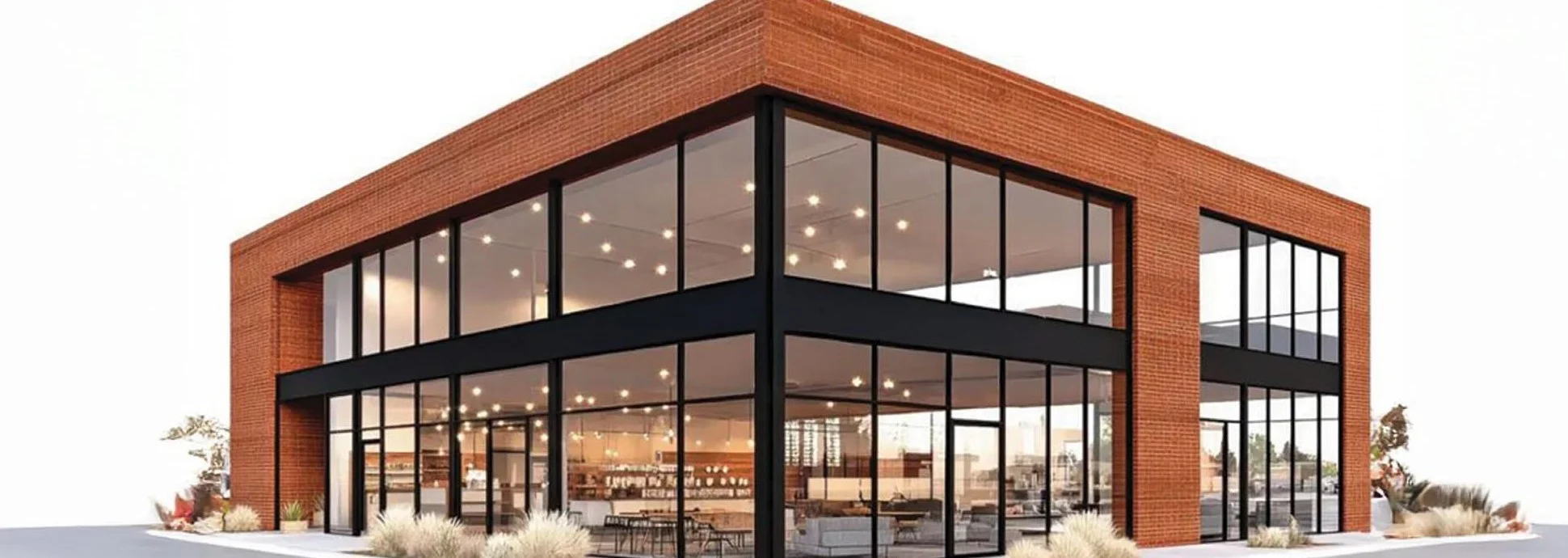 Concept rendering of the proposed Lake Worth retail building at SR 7 and Lantana Road