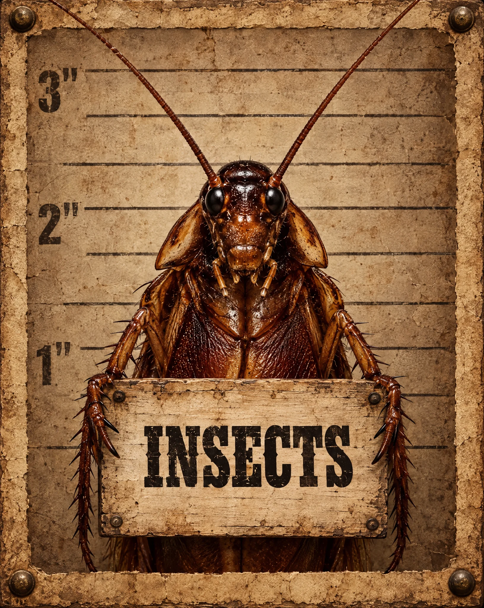 Decorative AI illustration for the insects group, not an identification photo of this pest